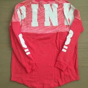 VS Pink *S* logo back varsity
